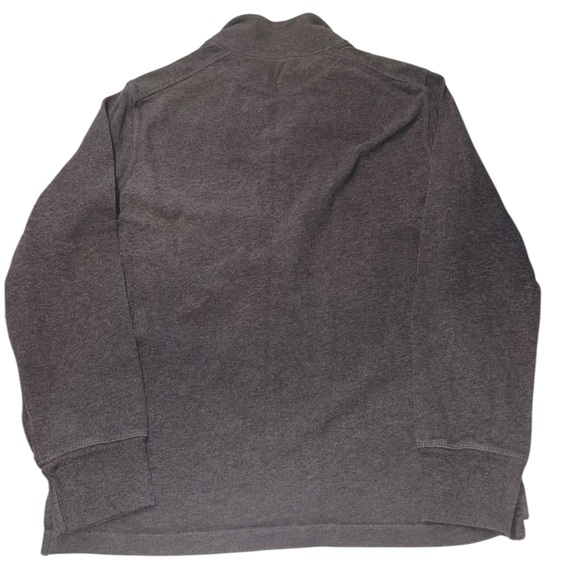 J.crew men’s gray quarter zip pull over Authentic sueded 100% Cotton Jersey S - Picture 6 of 7